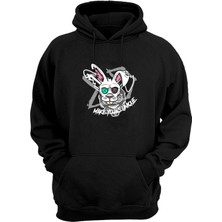 The Wert Unisex Make Yours Unıque Baskılı Siyah Normal Kalıp Şardonlu Kalın Sweatshirt