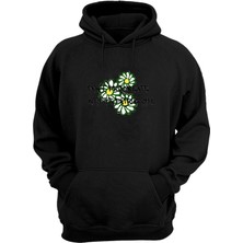 The Wert Unisex Dont Procreate Wıth The Patrıarchy Baskılı Siyah Normal Kalıp Şardonlu Kalın Sweatshirt