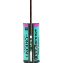 Orion 18650 3.7V 6400 Mah Bms Devreli 1S2P Li-Ion Pil