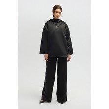 Touche Saten Dokulu Rüzgarlık