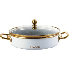 Store Kapaklı Sahan Beyaz 20 cm