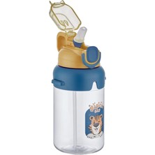 Vagonlife Boyun Askılı Kalın Pipetli Kilitli Kapak 650 ml Okul Su Matarası