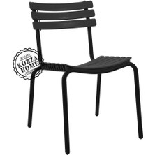 Kozza Home Rebeca Siyah Bahçe Sandalyesi