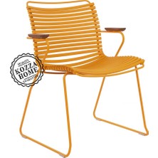 Kozza Home Iskandinav Bahçe Sandalye Sarı