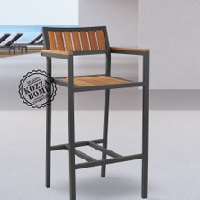 Kozza Home Kalos Bahçe Bar Sandalye - 75 cm