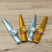 GongtuShop Mavi Stil Metal Kazoo Hafif Taşınabilir Acemi Flüt Enstrüman Müzik Severler Için Nefesli Enstrüman Basit Tasarım Hafif (Yurt Dışından)