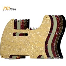 GongtuShop 3 Ply Black Style Pleroo Gitar Aksesuarları Amerikan Standardı Için Pickguards 8 Vida Deliği 62 Yıl Tele Telecaster Gitar Kazıma Plakası (Yurt Dışından)