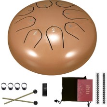 GongtuShop Pembe Tarzı Dil Davul 6 Inç Çelik Dil Davul 8 Akort El Tavası Davul Tankları Bagetli Taşıma Çantası Vurmalı Enstrümanlar Aksesuarları (Yurt Dışından)