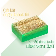 Agarta Doğal Kabak Lifli El Yapımı Aloe Vera Sabunu 2 Adet x 125 gr