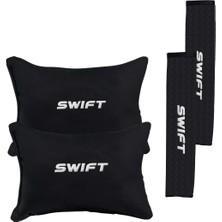 Otomind Suzuki Swift Nakışlı Otomind Boyun Yastığı Seti