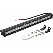 Techmaster 36W 12 LED Tek Sıra Off Road Yayıcı Gündüz Farı Lambası Projektör