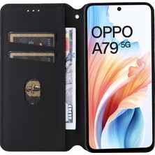 Xshop Oppo A79 5g / A2 5g Pu Deri Kapak Manyetik Cep Telefon Kılıf Cüzdan (Yurt Dışından)