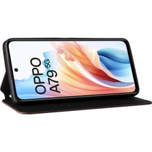 Xshop Oppo A79 5g / A2 5g Pu Deri Kapak Manyetik Cep Telefon Kılıf Cüzdan (Yurt Dışından)