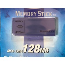 Hasyılmaz Sony MSA-128A Memory Stick 128 MB Hafıza Kartı - Sony Eski Model Kameralar Için Hafıza Kartı