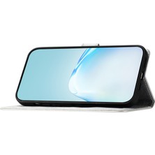 Xshop Oppo A79 5g / A2 5g Ipek Doku Pu Deri Deri Cüzdan Stand Telefon Kapağı (Yurt Dışından)