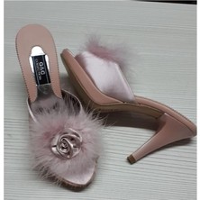 GC 190 Kadin Ev Terliği - Pudra