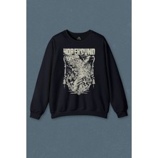 So Cool Baykuş Owl Kiss Ben Sahar Behemoth Metal Rock Baskılı Unisex Sweat