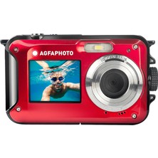 AgfaPhoto Realishot WP8000 Su Altı Fotoğraf Makinesi-Kırmızı