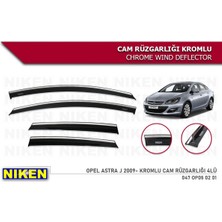 Niken Opel Astra J 2009-2016 Kromlu Cam Rüzgarlığı
