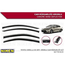 Toyota Corolla 2019- Kromlu Cam Rüzgarlığı