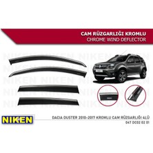Niken Dacia Duster 2010-2017 Kromlu Cam Rüzgarlığı