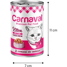 Carnaval Premium Yavru Kedi Konservesi Tavuklu 400 gr x 24