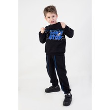 Erkek Çocuk Don't Stop Baskılı Örme Basic Eşofman Takımı