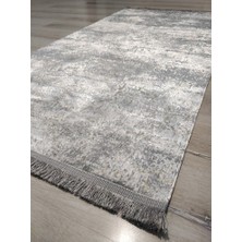 Eko Halı Sateen St 01 Bej Gold Yıkanabilir Kaymaz Taban Ince Halı Kilim 120 x 180 cm