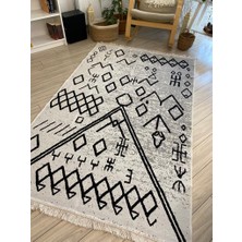 Stay With Love Kilim Çift Taraflı Pamuklu Dokuma Yıkanabilir Iskandinav Kilim