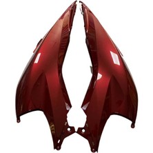 Moto Express Honda DIO110 21-24 Sağ-Sol Sele Altı Yan Kapak Grenajı Paneli Bordo-Kırmızı Cs