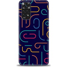gmotp Xiaomi Redmi Note 12 4g Kılıf Hd Baskılı Kılıf - Renkli Çubuklar