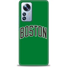 gmotp Xiaomi Poco X5 Pro Kılıf Hd Baskılı Kılıf - Boston Yeşil