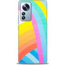 gmotp Xiaomi Mi 13 Lite Kılıf Hd Baskılı Kılıf - Renkli Duvar