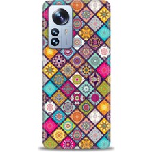 gmotp Xiaomi Mi 13 Pro Kılıf Hd Baskılı Kılıf - Renkli Mozaik