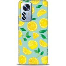 gmotp Xiaomi Mi 13 Lite Kılıf Hd Baskılı Kılıf - Limon Dilimleri