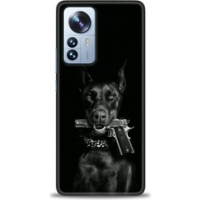 gmotp Xiaomi Mi 13 Pro Kılıf Hd Baskılı Kılıf - Tabanca ve Köpek
