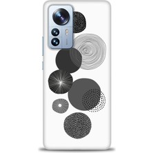 gmotp Xiaomi Mi 13 Pro Kılıf Hd Baskılı Kılıf - Siyah Daire