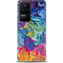 gmotp Xiaomi Poco F4 Kılıf Hd Baskılı Kılıf - Colors