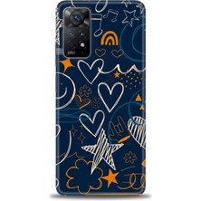 gmotp Xiaomi Redmi Note 11 Pro Kılıf Hd Baskılı Kılıf - Notalar ve Kalpler