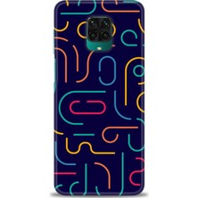 gmotp Xiaomi Redmi Note 9s Kılıf Hd Baskılı Kılıf - Renkli Çubuklar