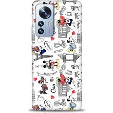 gmotp Xiaomi Mi 12 Kılıf Hd Baskılı Kılıf - Mickey Şehirde