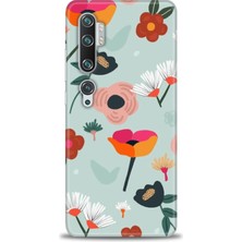 gmotp Xiaomi Mi Note 10 Kılıf Hd Baskılı Kılıf - Çiçekli Dallar