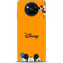 gmotp Xiaomi Poco X3 Nfc Kılıf Hd Baskılı Kılıf - Turuncu Disney