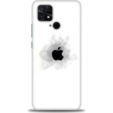 gmotp Xiaomi Poco C40 Kılıf Hd Baskılı Kılıf - Siyah Elma