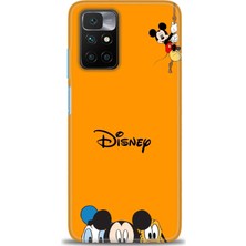 gmotp Xiaomi Redmi 10 Kılıf Hd Baskılı Kılıf - Turuncu Disney