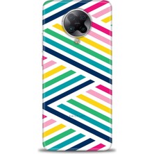 gmotp Xiaomi Redmi K30 Pro Kılıf Hd Baskılı Kılıf - Renkli Çubuklar