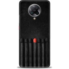 gmotp Xiaomi Redmi K30 Pro Kılıf Hd Baskılı Kılıf - Kibrit Çöpleri
