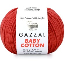 Gazzal Baby Cotton Amigurumi Ipi Örgü Ipi Punch Ipi 50 Gr. 3418