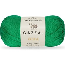 Gazzal Giza 50 Gr. Merserize Pamuk Iplik Amigurumi Ipi El Örgü Ipliği 2460