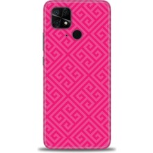 gmotp Xiaomi Redmi 10C Kılıf Hd Baskılı Kılıf - Pembe Mozaik